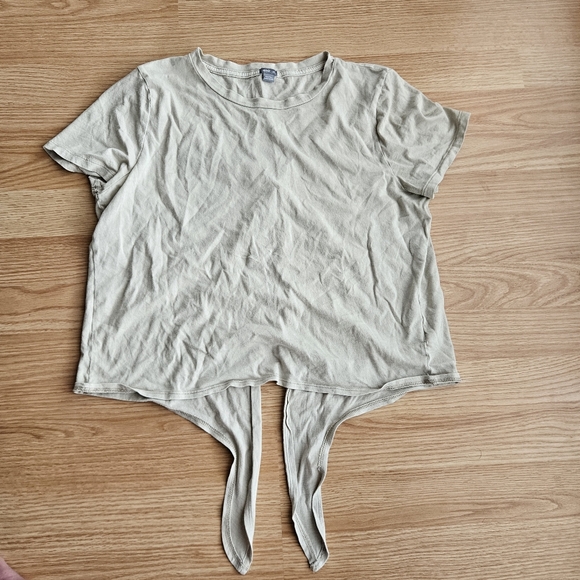 AERIE Tie Back Tee - Picture 1 of 3